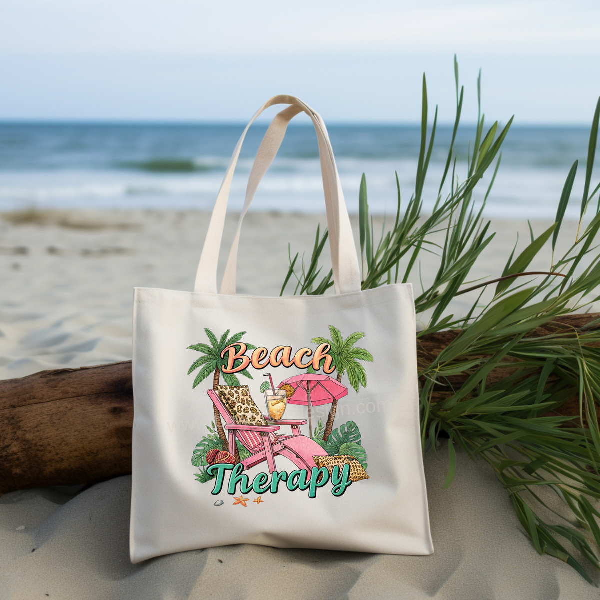 Beach Therapy Tote Bag