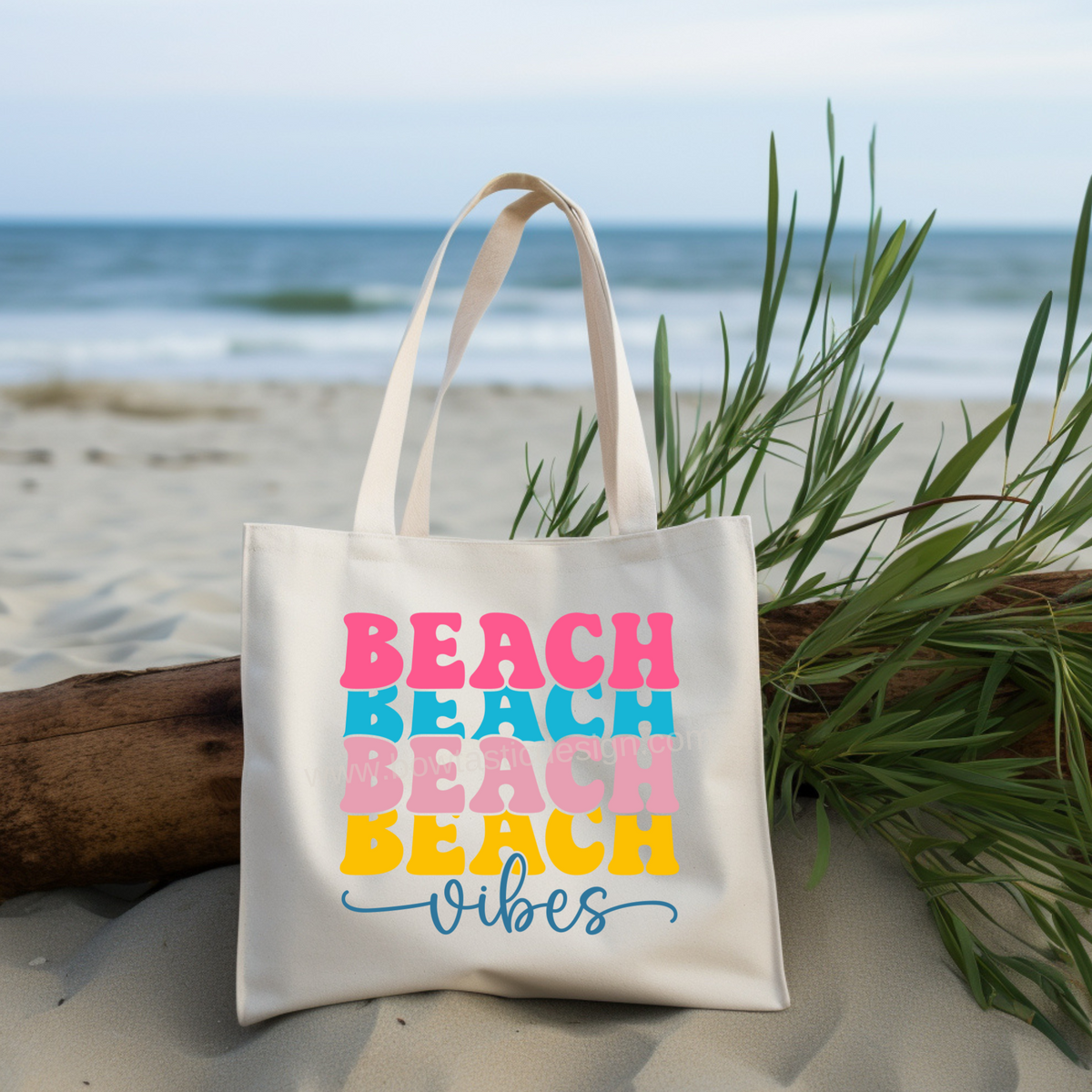 Beach Vibes Tote Bag
