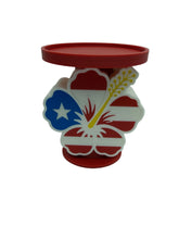 Load image into Gallery viewer, Puerto Rico Hibiscus 3-Wick Candle Holder