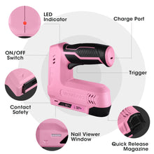 Load image into Gallery viewer, WORKPRO 3.6V Power Electric Cordless 2-in-1 Staple and Nail Gun