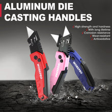 Load image into Gallery viewer, WORKPRO Folding Utility Knife
