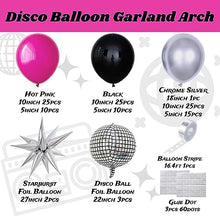 Load image into Gallery viewer, Enanal Disco Balloon Garland Arch Kit