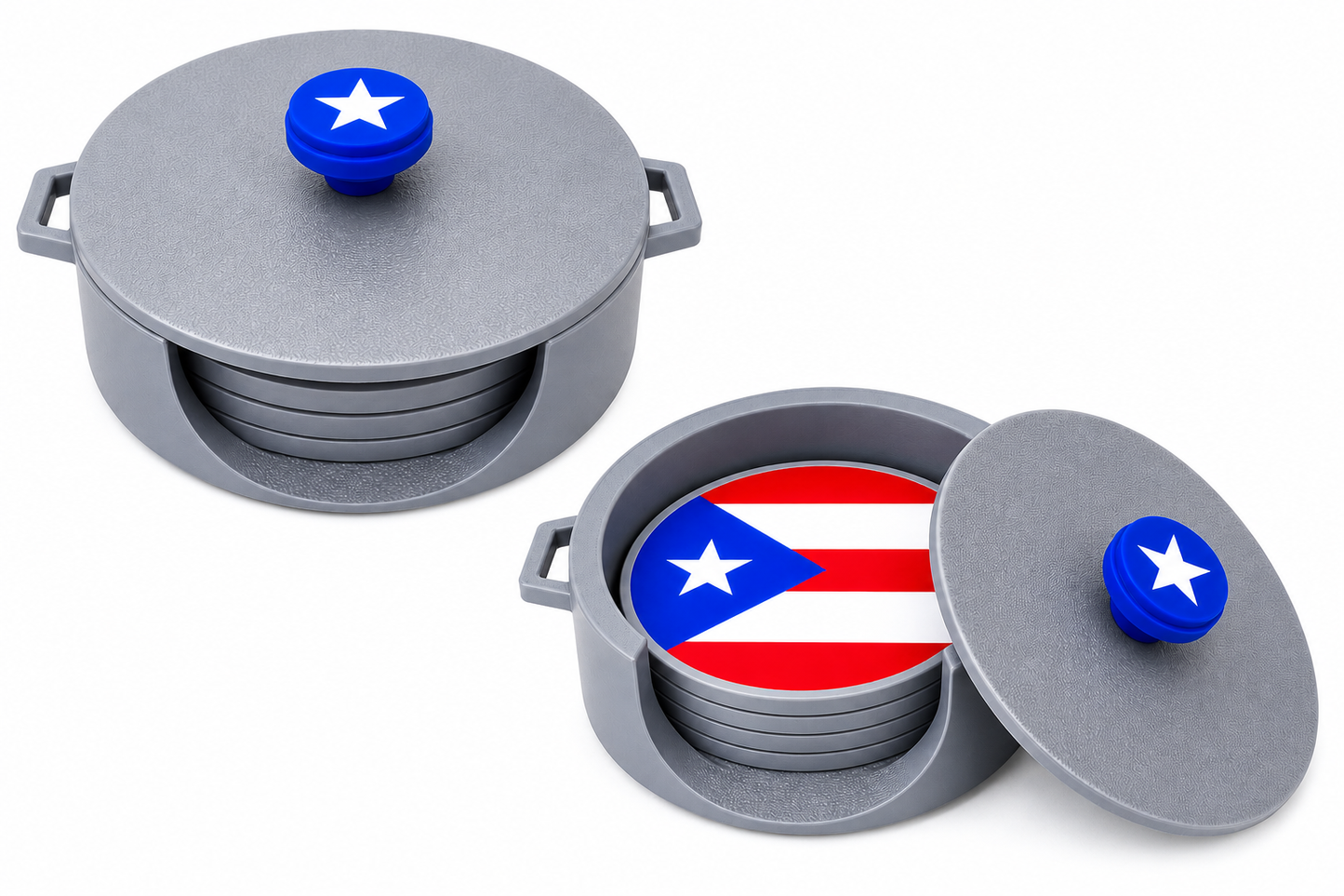 Puerto Rico Caldero Coaster Set
