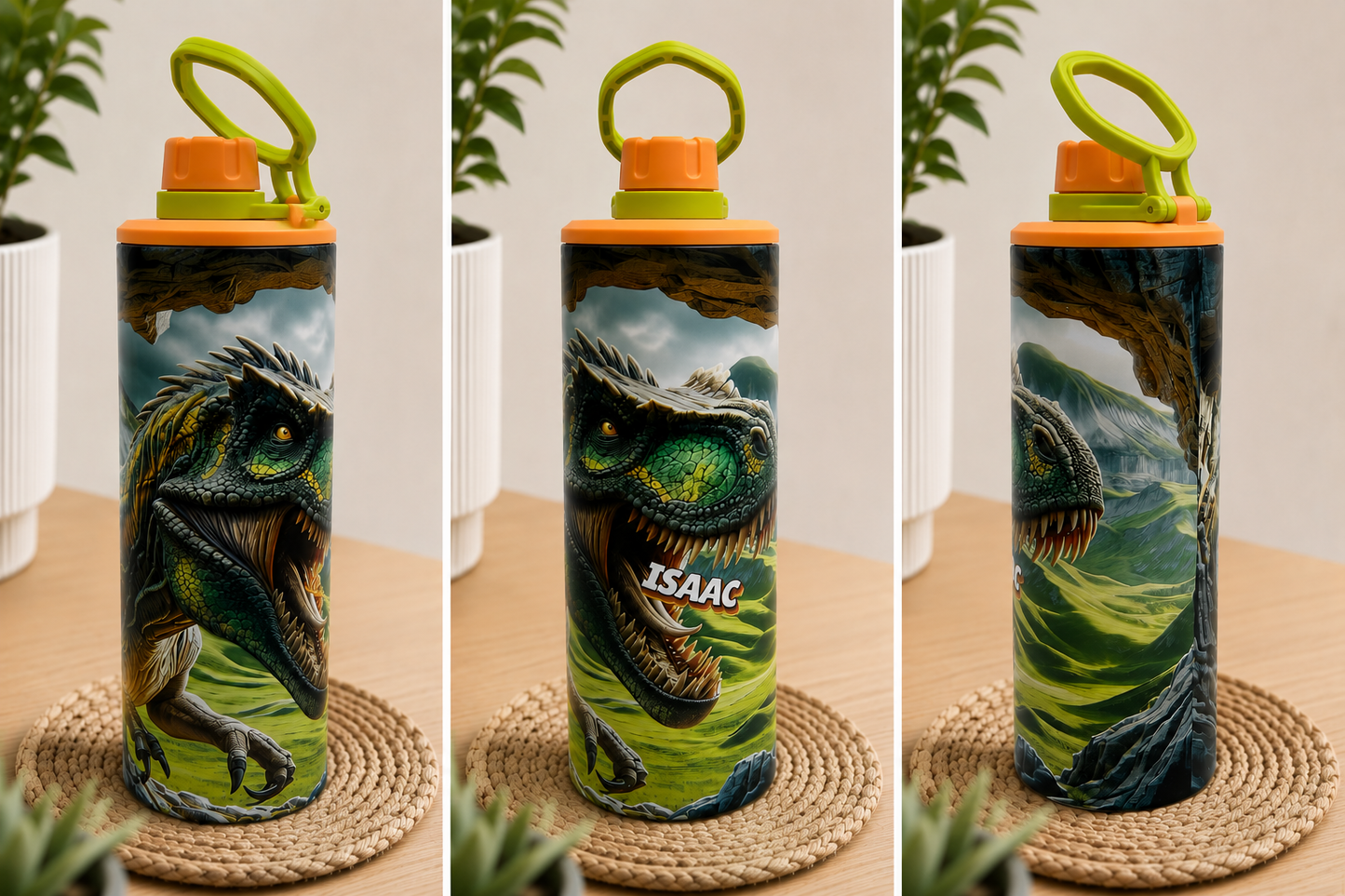 Personalized Dinosaur 20 oz Tumbler