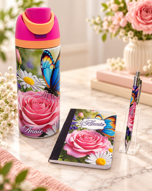 5 SET Personalized 3-Piece Tumbler Gift Set